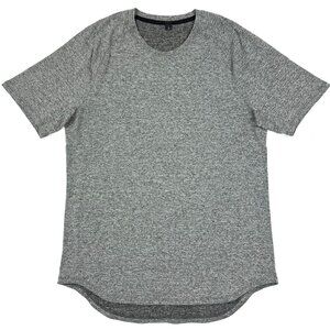 Lululemon Mens License To Train Shirt Size Large Drysense Gym Training Gray